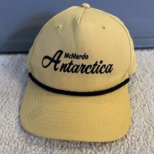 McMurdo Antarctica Mustard Yellow Baseball Cap